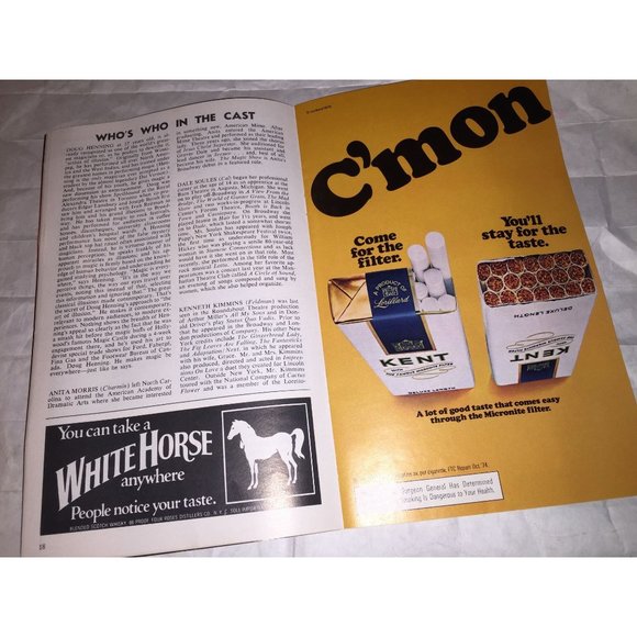 Broadway Cort Theatre PLAYBILL THE MAGIC SHOW Vintage 1970's Paperback - Picture 10 of 16